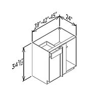 SE-BBC39: Espresso 39" Blind Corner Base