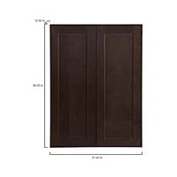 SE-W2736: Espresso Wall Cabinet