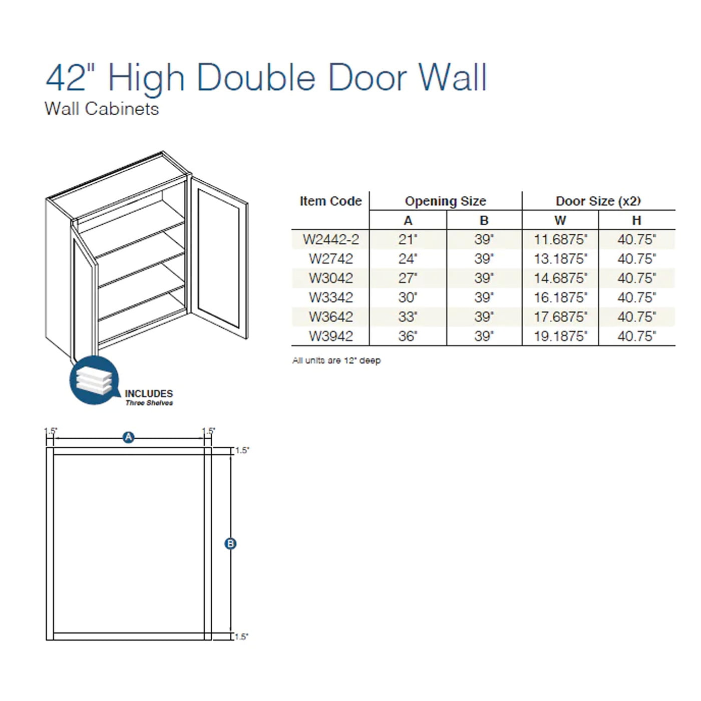 SE-W2742: Espresso Wall Cabinet SE-W2742: Espresso Wall Cabinet
