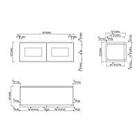 SE-W3312: Two Door Kitchen Cabinet