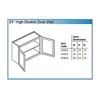 SE-W3324: Two Door Kitchen Cabinet