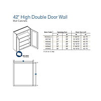 SE-W3342: Two Door Kitchen Cabinet