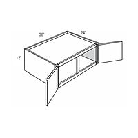 SE-W361224: Espresso Wall Cabinet